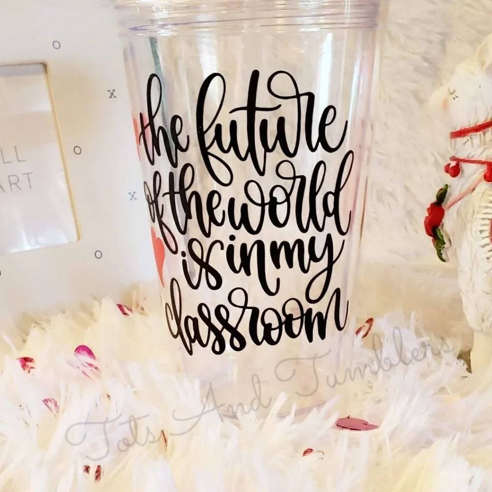 Teacher Appreciation Plastic Tumbler